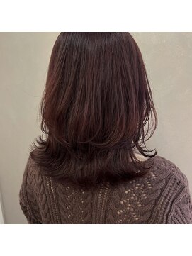 アンドワン 自由が丘(＆ONE) 【&ONE 自由が丘】カシスカラー　× レイヤースタイル