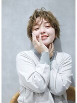 トマト(TOMTO)&nbsp;【HOSSY】マッシュショート_ショートパーマ☆ハイトーンショート