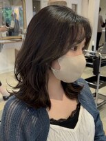 サンバイセライロ 千葉(SAN. by celilo)&nbsp;韓国レイヤーミディアム/顔周りカット【佐藤詩門】