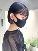 ミニボブ 髪質改善 インナーカラー ベナボブ 栄美容院20代30代