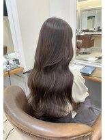 ネオリーブアイム 横浜西口店(Neolive aim)&nbsp;韓国ロング　毛流れつくる顔まわりレイヤー【横浜】