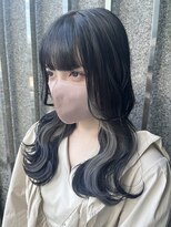 ムード タテマチ(mood tatemachi)&nbsp;インナーカラー シルバーアッシュ/ブルーブラック