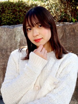 セシルヘアー 梅田店(Cecill hair) ゆる巻き/鎖骨ミディ/顔周りレイヤー/モテ髪