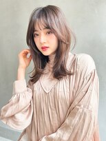 銀座 Cheri 透明感ベージュ×艶髪くびれレイヤー