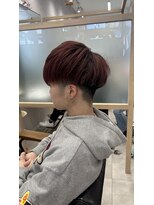 アブニール 柏の葉店(AVENIR) チェリーピンクブラウン×マッシュ【柏の葉/柏たなか／髪質改善
