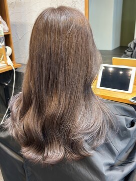 ベル バイ マグ 諏訪店(belle by Mag) 20代30代40代韓国ヘアハイライト透け感カラーくびれミディ