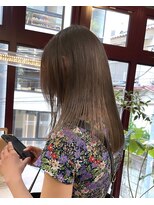 ヲタク(wotaku.)&nbsp;グレージュカラー透明感カラーくすみカラーオリーブダブルカラー