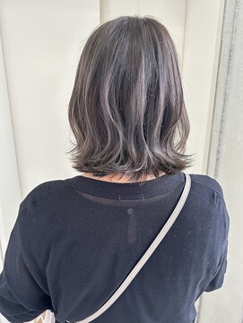 ヘアーデザイン シュシュ(hair design Chou Chou by Yone) オリーブ/シルバーグレーカラー&ボブ