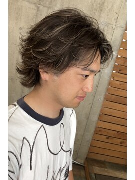 ヘアカロン 熊本本店(Hair CALON) メンズカットハイライトカラーメッシュサーフカールパーマ