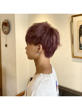 アルマヘアー(Alma hair by murasaki) ◎ピンクパープルブラウンカラー◎