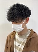 波巻きスパイラル/ツイストスパイラル/メンズパーマ/銀座