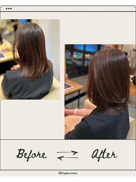 フリップビーアヴェダ(FLIP B AVEDA) 本八幡×ミディアムボブ×自然由来