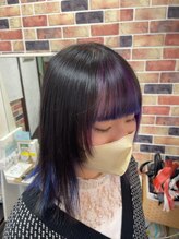 ユリ(yuri) 妖艶カラー＋インナーグラデーション