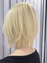 ロウル 渋谷(LOWRL)&nbsp;ブロンドレイヤーボブ/ブリーチ