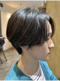 毛流れパーマショート
