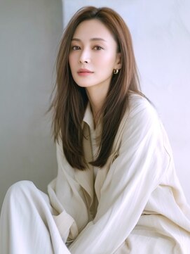 アルトリスト(Altruist Aging×HAIR&SPA) ★ダークアッシュ大人ガーリーボブ着物ミディアムレイヤーカット