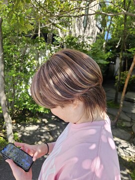 ユウヘアー 本山店(U Hair) 白髪ぼかし/ハイライト/デザインカラー