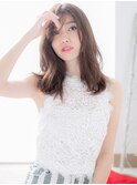 関内/髪質改善/マロンベージュ×大人エアリーミディ韓国風巻きm