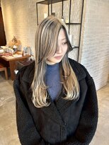 クラン バイ ナチュラル(clan by Natural)&nbsp;ホワイトベージュ/ローライト/デザインカラー/レイヤーカット