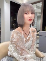 ロンドローズ 名古屋(Lond damaskRose)&nbsp;ダブルカラー ブリーチ 名駅 韓国 ボブ 髪質改善 縮毛矯正