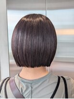 オーガニック リブ 川越(organic+live)&nbsp;20代30代かわいい切りっぱなしボブ