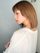 カバーヘア ブリス 川口(COVER HAIR bliss)&nbsp;ぱっつん前髪ワンカールストレートボブディp1川口20代30代40代