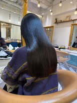 ロンドアベニール 北千住(Lond avenir)&nbsp;暗めカラー/ボブ顔周り/前髪/レイヤー/髪質改善/縮毛矯正/北千住