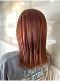 赤みが映える大人のブラウンカラー