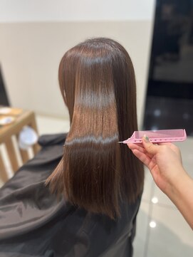 ラベンダーブラウン×オージュアトリートメント