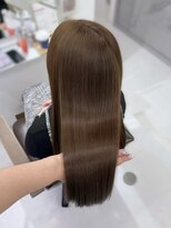 ハピネス 梅田茶屋町店(HAPPINESS)&nbsp;韓国風/レイヤーカット/顔周り/顔まわり/髪質改善/ベージュ