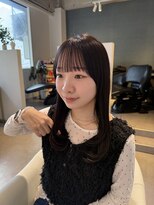 アム(amu) レイヤーカット/ローレイヤー/前髪カット/レイヤーロング