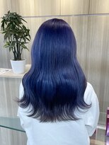 ラヴィエール(LAVIERE by R-EVOLUT)&nbsp;ブルーラベンダー　ケアブリーチカラー　髪質改善　ハイトーン柏
