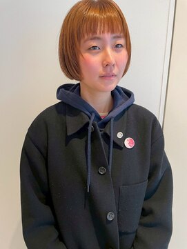 Folklore【フォークロア】翠町支店　《髪質改善サロン》 オレンジボブ
