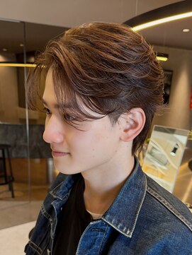 ロンドリメゾン 原宿(Lond re Maison.) men's/メンズ/刈り上げセンターパート/リバースセンターパート