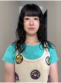 デジタルパーマ/ゆるふわ/レイヤーカット/セミロング