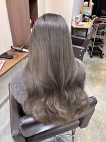 アンブル リュクス 池袋(amble luxe) 透明感グレージュ柔らかロング
