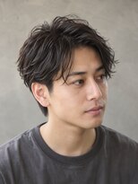 メンズチャチャブランアミー(MEN's chachaBlanc Amie)&nbsp;ツイスパ×細束レイヤーショート