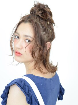 アース 高崎店(HAIR & MAKE EARTH) ハーフアップお団子【高崎】