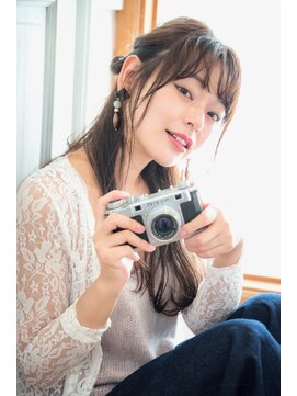 オレンジクラッカー(Orange Cracker) 【orange cracker】ヘアアレンジ×グレージュカラー　久米川