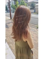 ジリッタ(JILI.TA)&nbsp;【JILI.TA京都】大人可愛い♪小顔オレンジベージュくびれセミデ