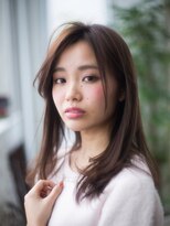 美容室 リズヘアー 稲毛店(Riz hair)&nbsp;センターパートの小顔シルエット【稲毛】