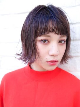 シエナ 渋谷(Siena) siena オン眉バング×外ハネショート 渋谷