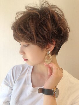 ビューイースト 亀戸 錦糸町(VIEW EAST) 大人かわいいマッシュショートココアブラウン