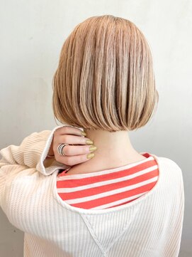 アルバム 銀座(ALBUM GINZA) ベージュボブ_マロンベージュAラインボブ_ba332021