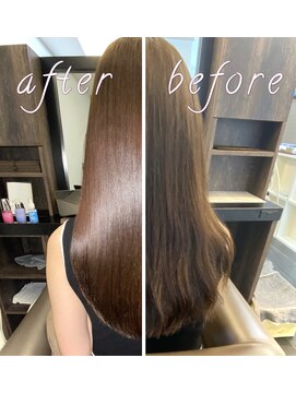 アールサロンプラスキャスパ 自由が丘(Rrsalon+CASPA) 【髪質改善トリートメント】美髪×ツヤ髪 before→after