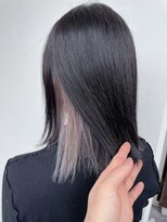 サロンドミルク 溝の口店(salon de MiLK) *メリハリばっちり!!上は黒!下は白!なインナーカラー!!