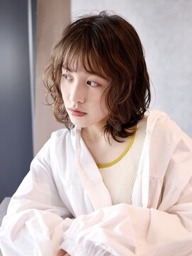 エムスラッシュ ソル センター南(M.SLASH SOL) シースルーバング/くせ毛風/エアリーミディ/SOLセンター南