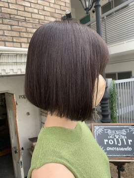 ロイジー(roijir) 表参道roijir ミニボブ×カーキグレージュ