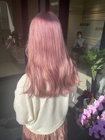 アソビセカンド 原宿(ASOBI 2nd) ロング/ホワイトピンクベージュ