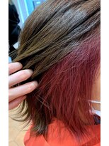 アズールサン 草加西口店(azule-sun)&nbsp;イヤリングカラー,プラムピンク,ぶつっとカット【草加】